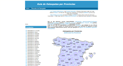 Desktop Screenshot of osteopatas.info